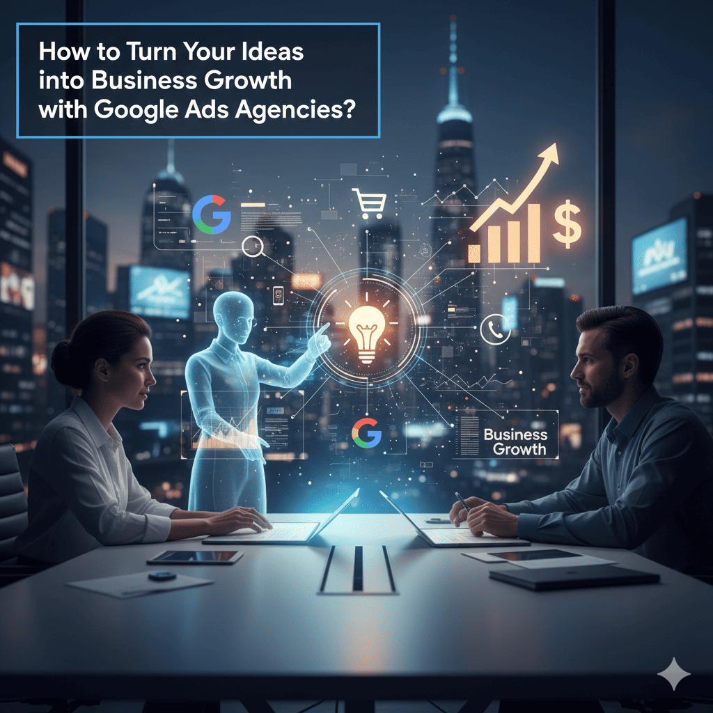 How to Turn Your Ideas into Business Growth with Google Ads Agencies？