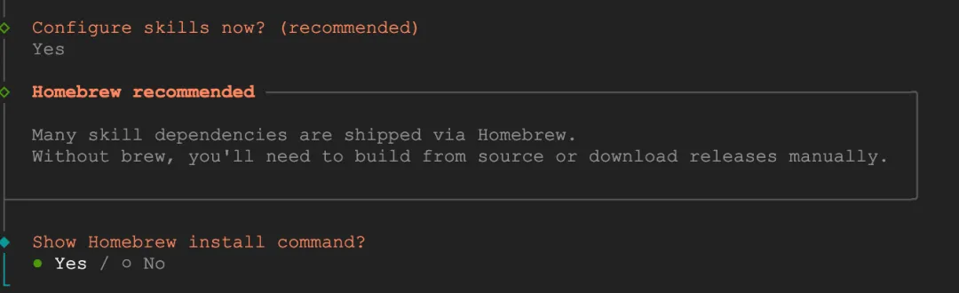 Configure Homebrew