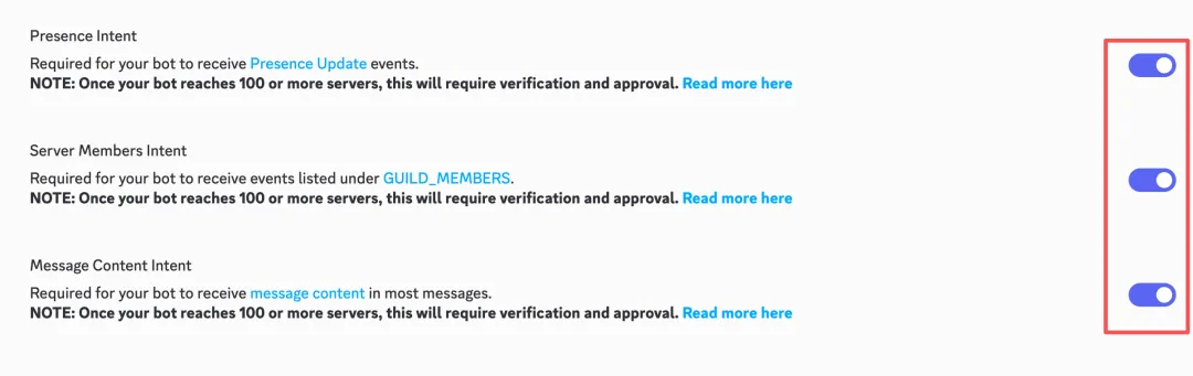 Discord Intents