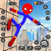 Stick Rope Hero Superhero Game